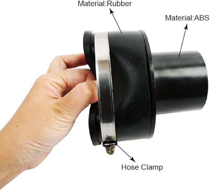 O'SKOOL 4-Inch (Inside Diameter) to 2-1/4-Inch (Inside Diameter) Dust Collector Fitting Vacuum Tool Port Adapter…