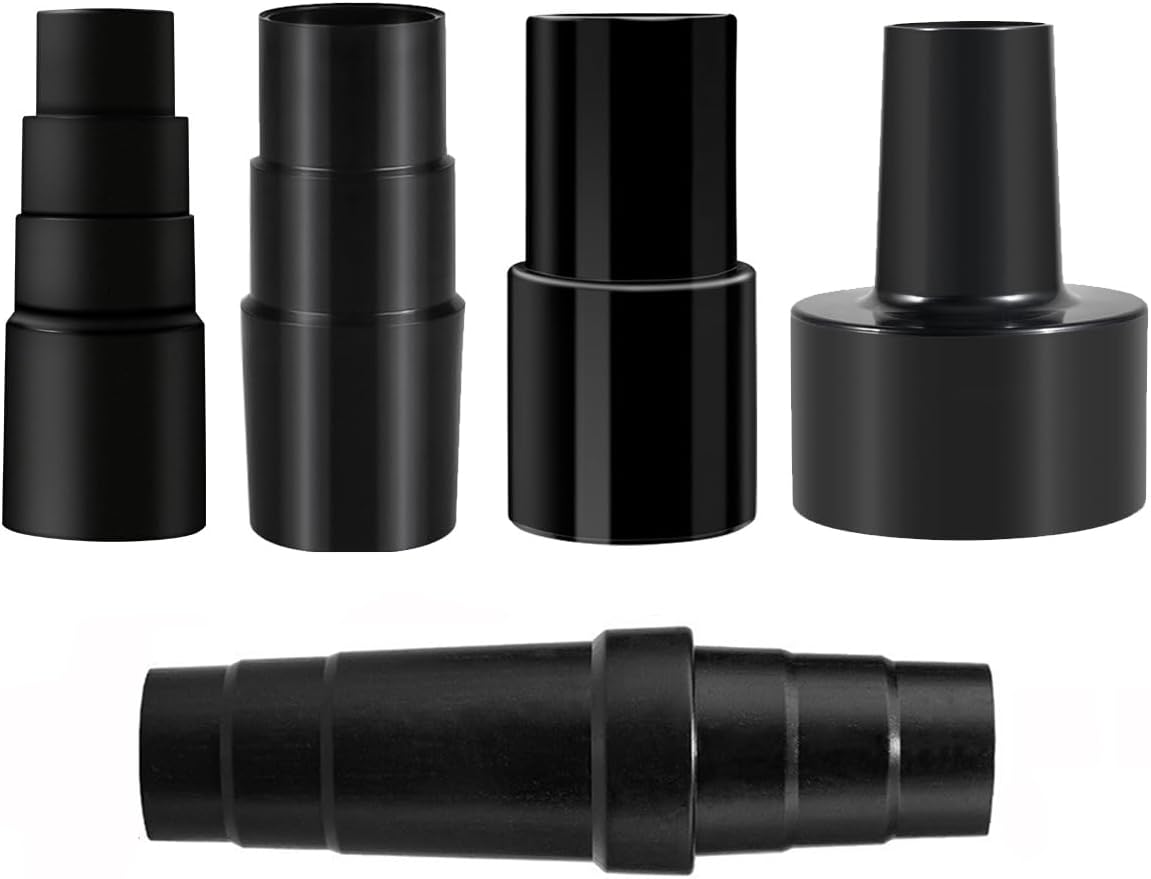 Universal Vacuum Hose Adapter Kit Reducer Attachment Set,Shop Vac Vacuum Hose Adapter 1 1/2 to 1 1/4 inch, 1 3/8 inch to 1 1/4 inch