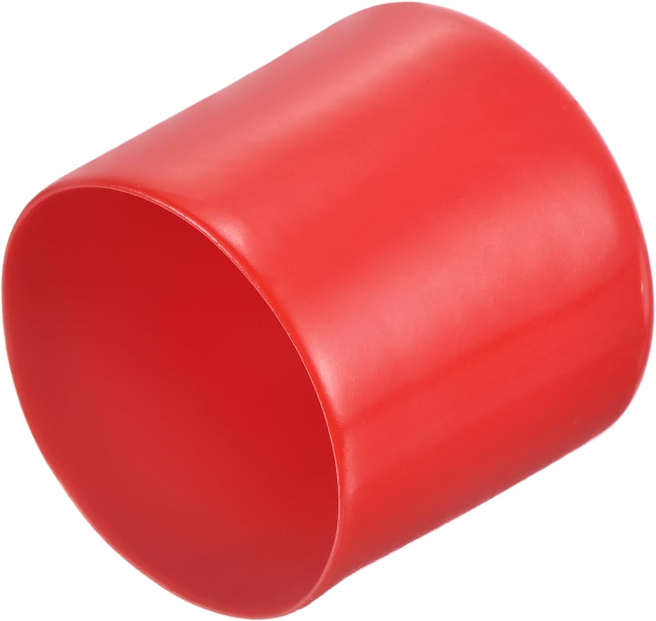 uxcell 20pcs Rubber End Caps 47mm ID Vinyl Round Tube Bolt Cap Cover Thread Protectors Red