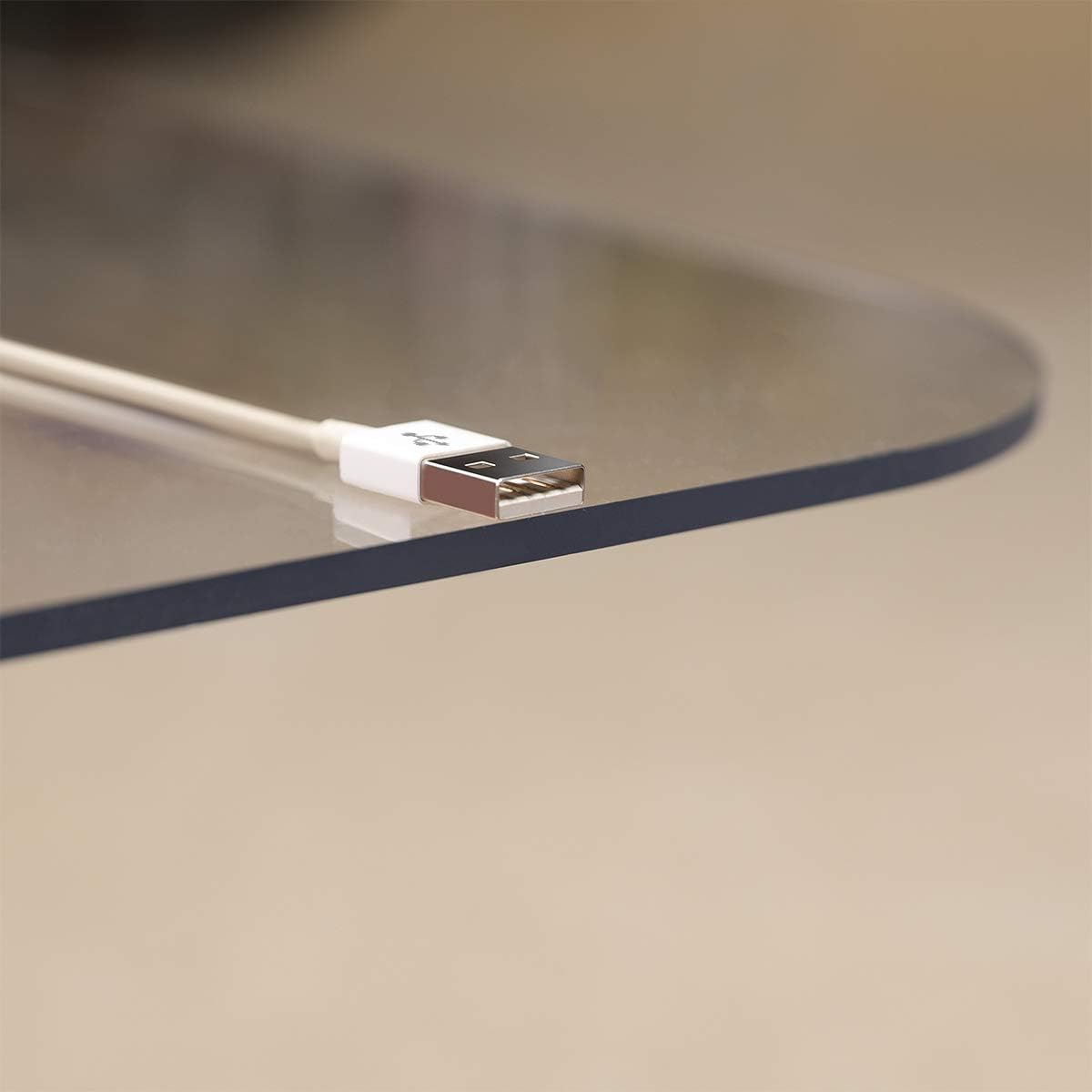 3Pack Crystal Clear 1/5" Thick 47" x 35" Heavy Duty Hard Chair Mat, Can be Used on Carpet or Hard Floor