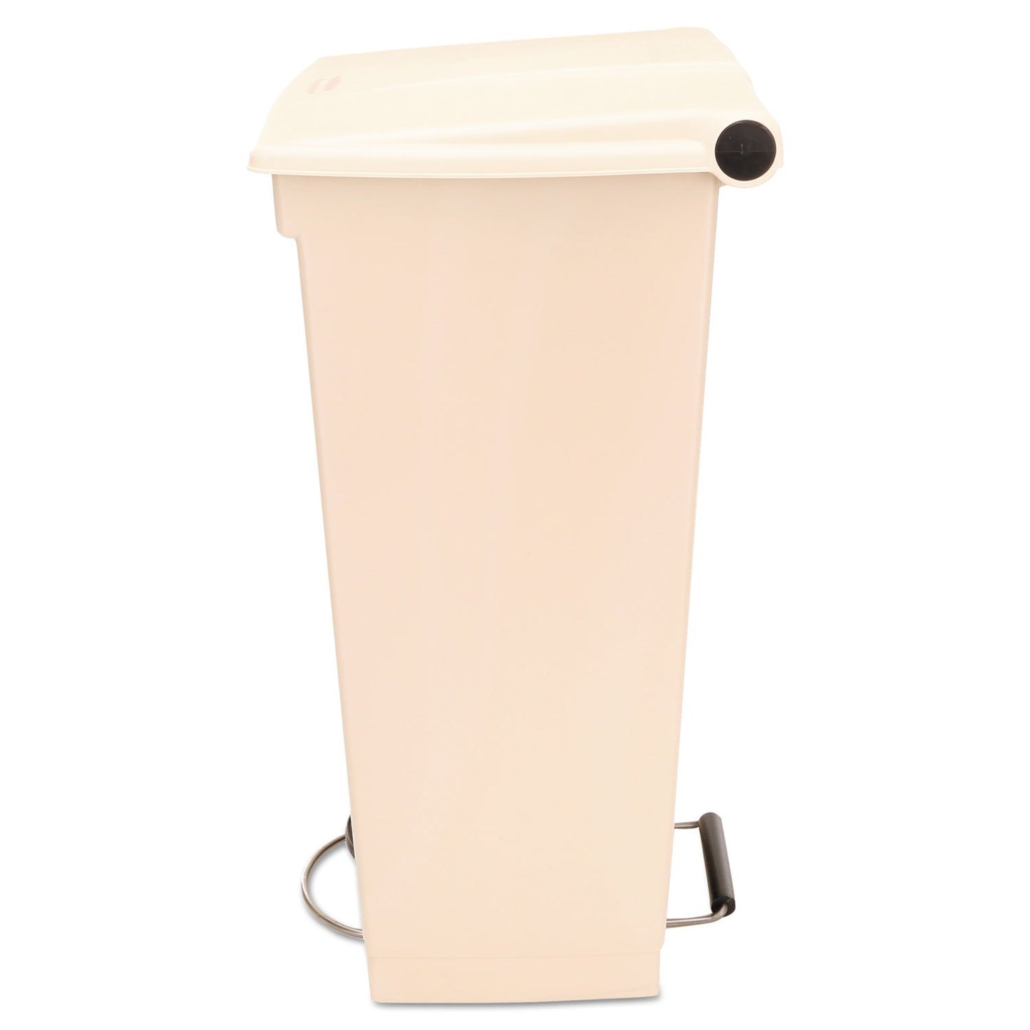 Rubbermaid Commercial Products Legacy Step-On Plastic Trash Can/Container, 23-Gallon, Beige, Hands-Free Garbage Can for Medical Waste in Hospitals/Lab/Emergency/Patient Rooms