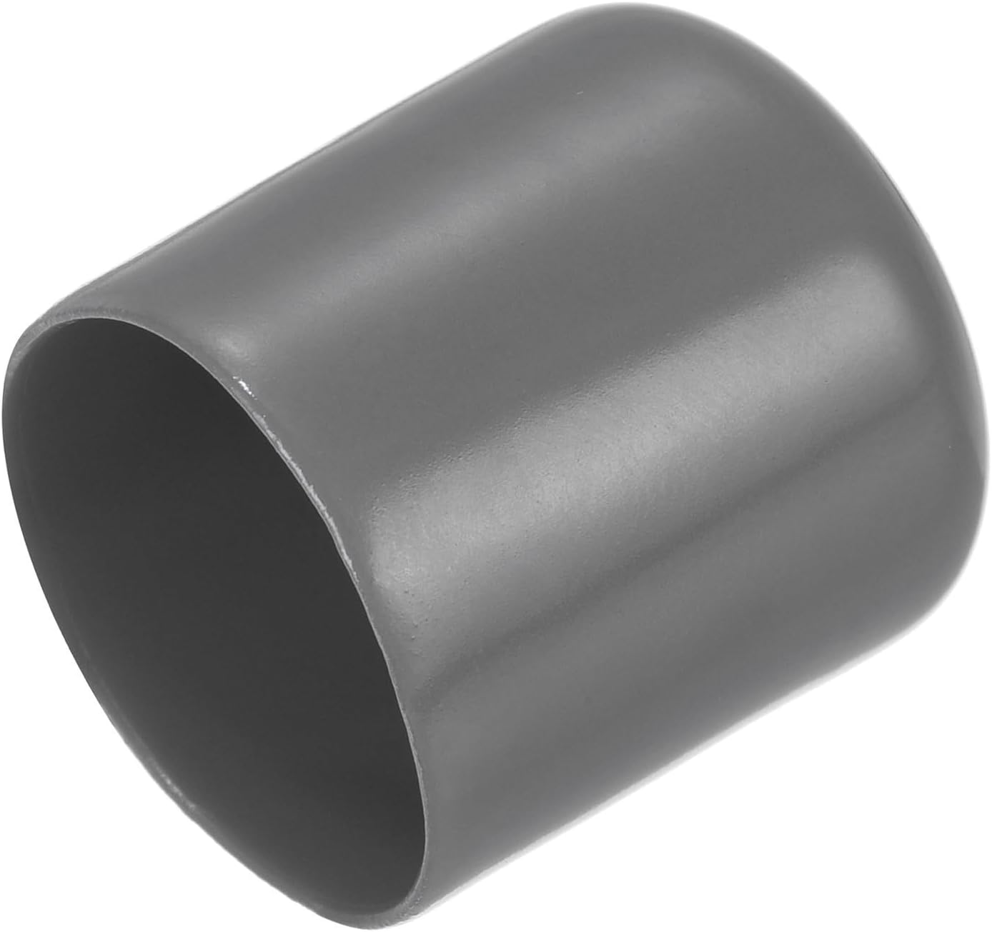 uxcell 20pcs Rubber End Caps 23mm ID Vinyl PVC Round Tube Bolt Cap Cover Screw Thread Protectors Dark Grey