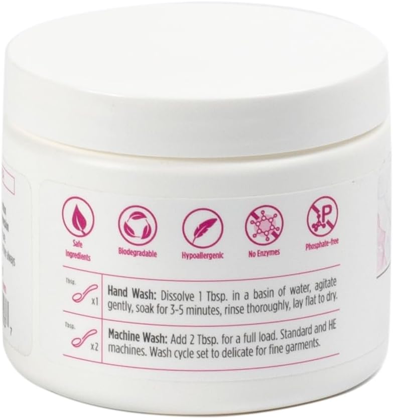 FOREVER NEW Granular Laundry Detergent – Nontoxic Powder Laundry Detergent, Safe for Colors & Sensitive Skin - Essential Laundry Supplies, Delicate Fabric Care Wash (Unscented, 4 oz)