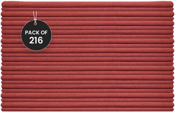 Shop Towels (Red, 18 Rolls of 12 Pieces) Bulk Cleaning Towel in a Pack, Mechanic Cotton Wipes for Car Maintenance, Auto Mechanics & Garage, Wipe Grease & Oil, Machine Wash & Reusable