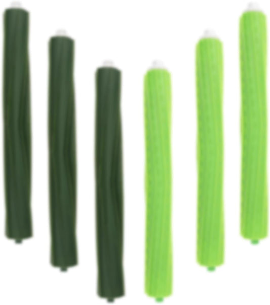 6-Pack Rubber Brushes for iRobot Roomba S9/S9+/S9+ (9150/9550) – Replacement Vacuum Roller Brush, Compatible with Roomba S9 Series – Bristle-Free for Floors & Carpets