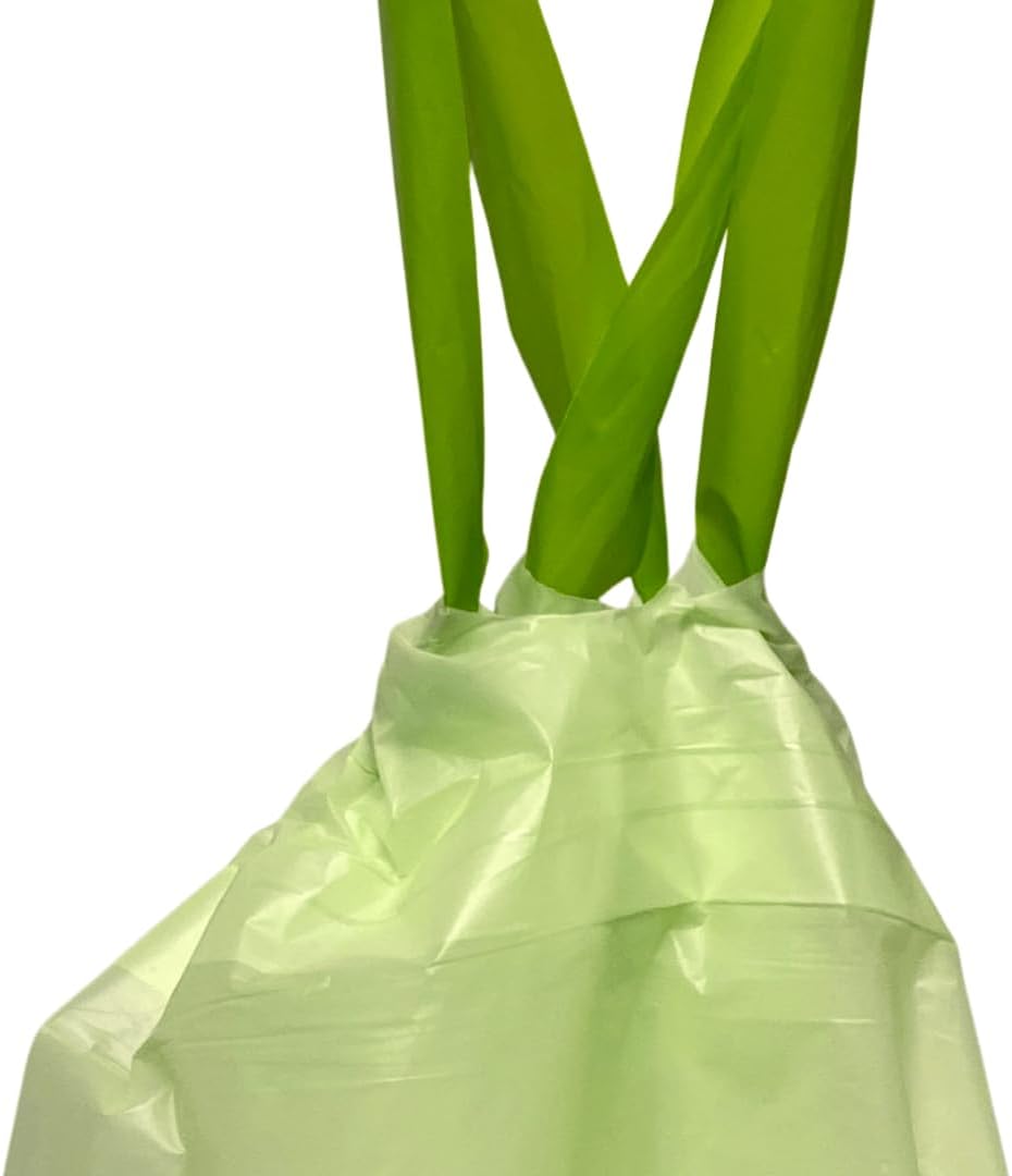 Responsible Products Kitchen Bin Liners, Certified Compostable, Heavy Duty Multipurpose Food Scrap Bags, Made from Compostable Materials (13 Gallon Drawstring, 13 Gallon (24 Count))