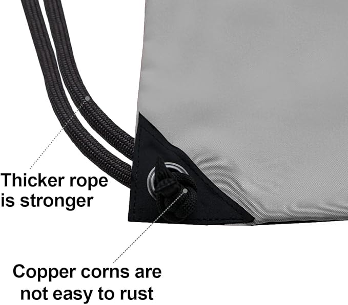 HOLYLUCK Drawstring Backpack Bag Sport Gym Sackpack