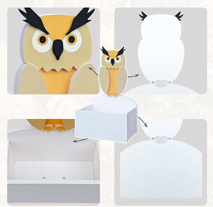 owl Planter, Pet Shape Garden Pots Plant Pots for Indoor/Outdoor Gardens Decoration, Cute, Surprise Gifts/Souvenirs for Pet Lovers