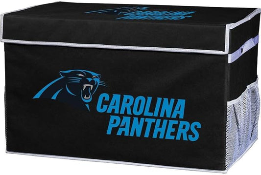 Franklin Sports NFL Storage Footlocker Bins - Large Folding Organizer Containers - NFL Team Office, Bedroom + Living Room Décor - Large + Small Bins
