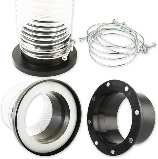 O'SKOOL 4" Port Magnetic Dust Collector System, Magnetic Dust Collection Fittings for Dust Collector/Vacuum Fittings