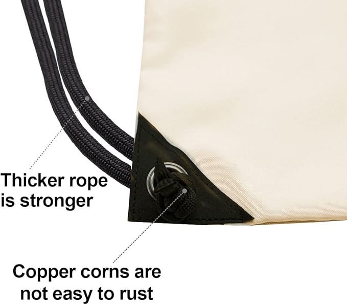 HOLYLUCK Drawstring Backpack Bag Sport Gym Sackpack