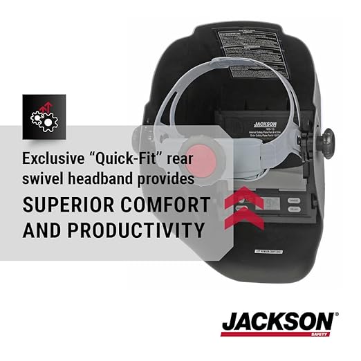 Jackson Safety Insight ADF Welding Helmet - Ultra Lightweight, Auto Darkening Welding Hood with HLX Shell Design - ANSI Z87.1 & CSA Z94.3