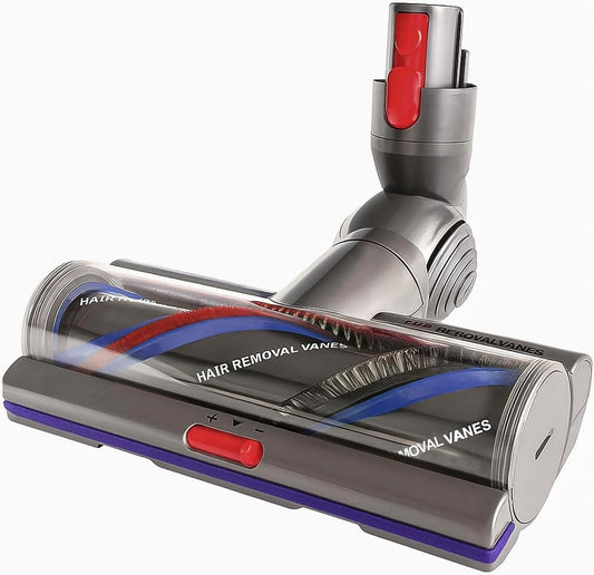 High Torque Brush Head Replacement for Dyson V7 V8 V10 V11 V15 Anti-Tangle Vacuum Head with Adjustable Suction Power Motorhead Attachment and Parts for Carpets & Hard Floors,Parts No. 970100-04 & 05