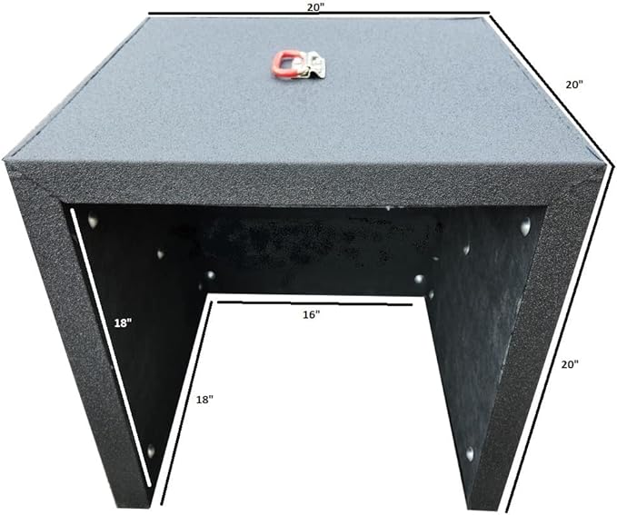 Bounce House Blower Cover, Noise Enclosure, Acoustic Box, Baffle Box - For mister systems, blower fans, electric motors and vacuum systems