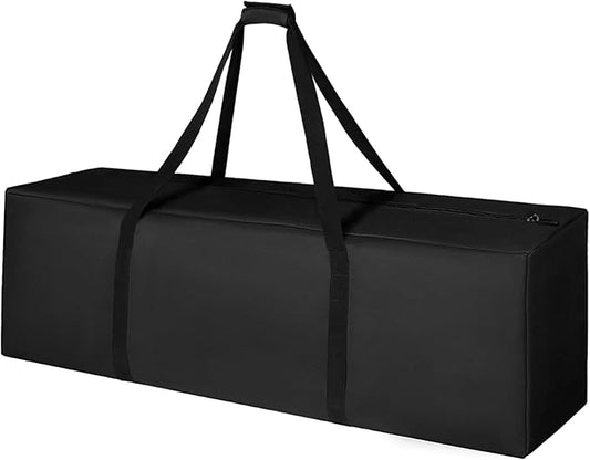 INFANZIA 50x11x16 inch Duffel Travel Sports Equipment Bag, Long Luggage Bag with Upgrade Zipper Water Resistant, Extra Large Foldable Storage Bag for Camping, Tent, Tripod, Fishing