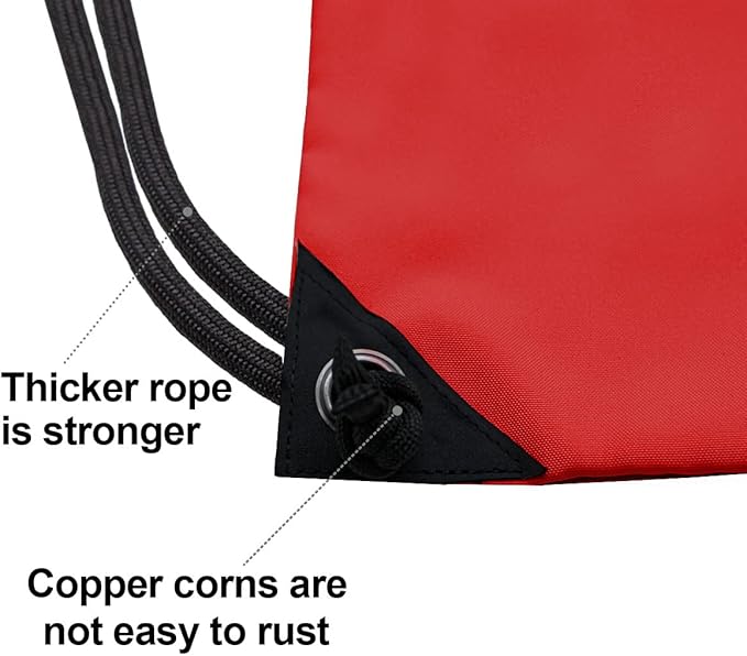 HOLYLUCK Drawstring Backpack Bag Sport Gym Sackpack