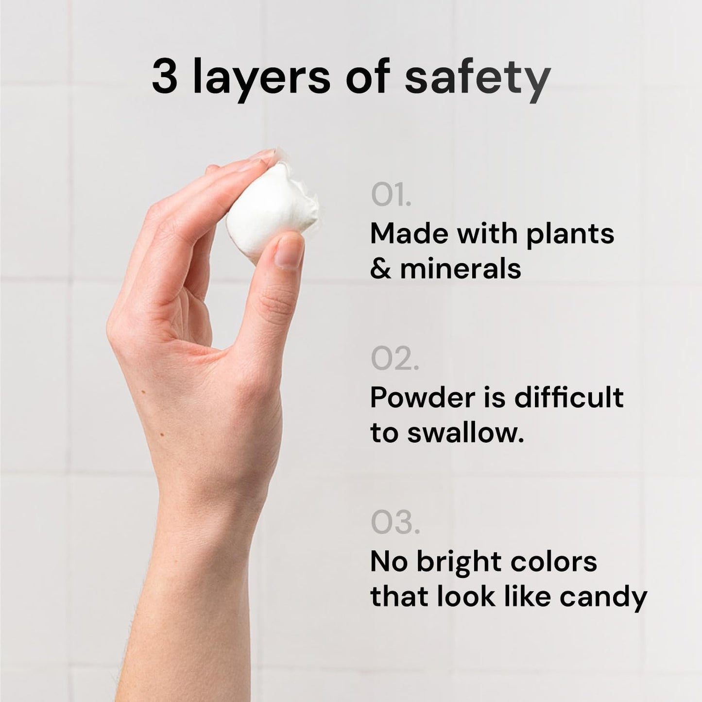 Grab Green 3-in-1 Laundry Detergent Pods, 132 Count, Lavender Vanilla Scent, Plant and Mineral Based, Superior Cleaning Power, Stain Remover, Brightens Clothes