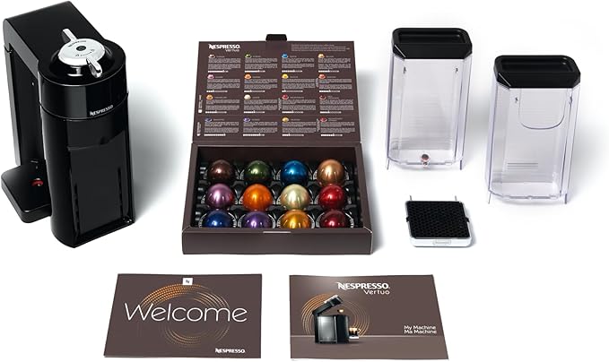 Nespresso Vertuo Coffee and Espresso Maker by De'Longhi, Piano Black