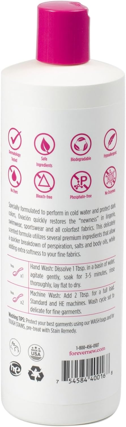 Ovacion by FOREVER NEW Liquid Laundry Detergent - Fine Delicates Wash - Scented, 16 Fl Oz