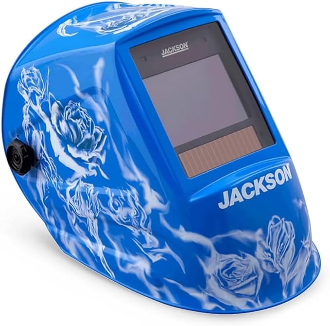 Jackson Safety Premium Graphic Welding Hood with ADF - Ultra Lightweight Auto Darkening Welding Helmet - ANSI Z87.1 (Multiple Styles)