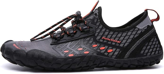 UBFEN Water Shoes Aqua Swim Shoes Mens Womens Beach Sports Quick Dry Barefoot for Boating Fishing Diving Surfing