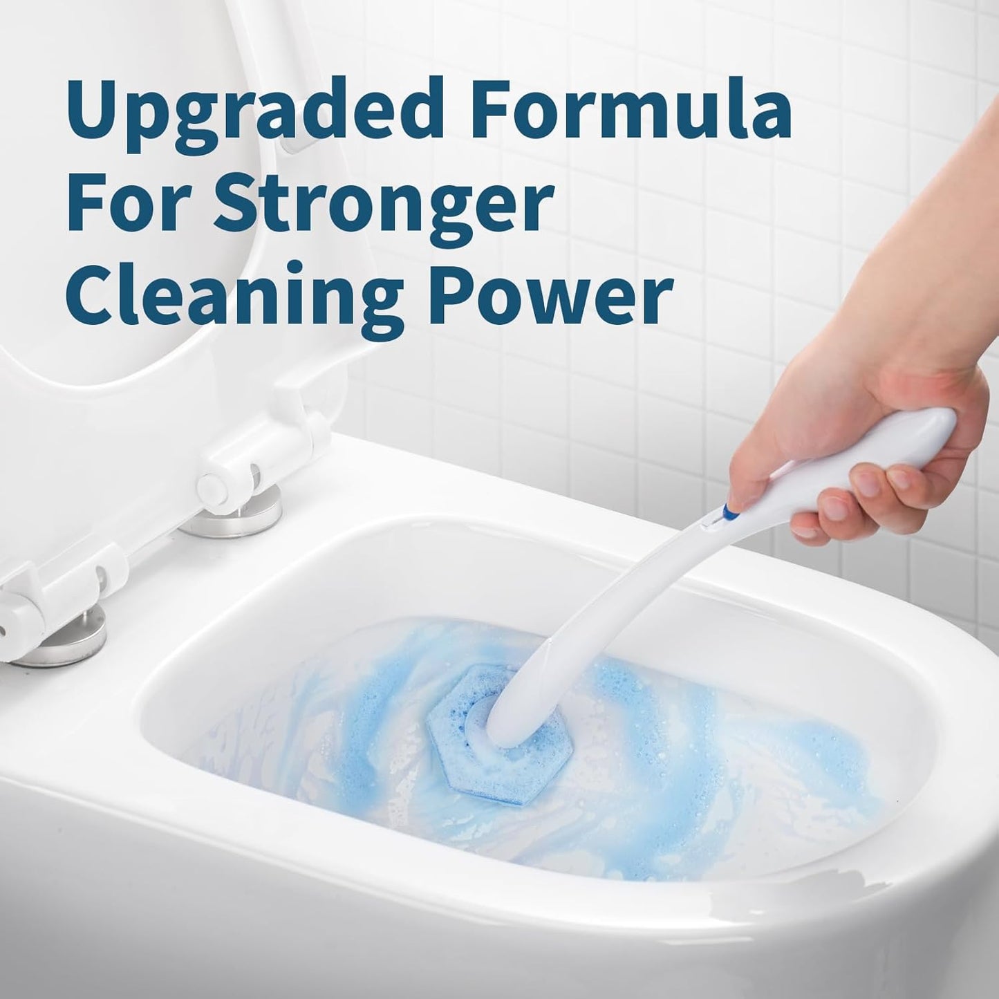 oshang Toilet Cleaner Refills, Toilet Refill Pads, Disposable Toilet Brush Heads for Toilet and Bathroom Cleaning, Compatible with Clorox Toilet Brush (32 Count)