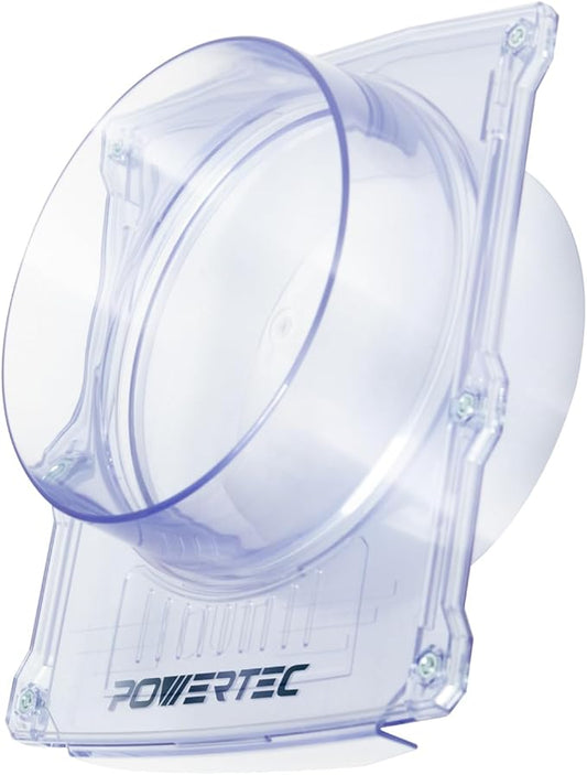 POWERTEC 6 inch Blast Gate, Clog Resistant & Anti Gap Tapered ABS Plastic Fitting for Dust Collector, Dust Collection Fittings, Dust Collection Hose, Shop Vac, Hose Clamps, 1PK (70442)