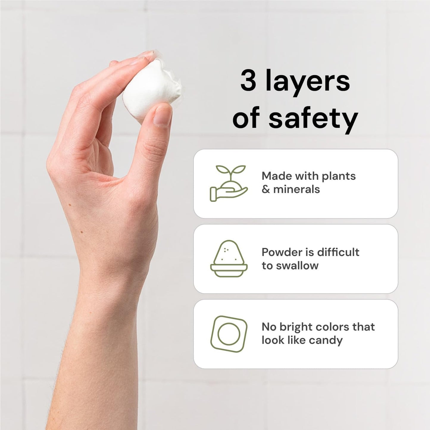 Grab Green Garbage Disposal Freshener and Cleaner Pods, 12 Count, Tangerine with Lemongrass Scent, Plant and Mineral Based, Removes Odors, Loosens Grime, Prevents Clogging