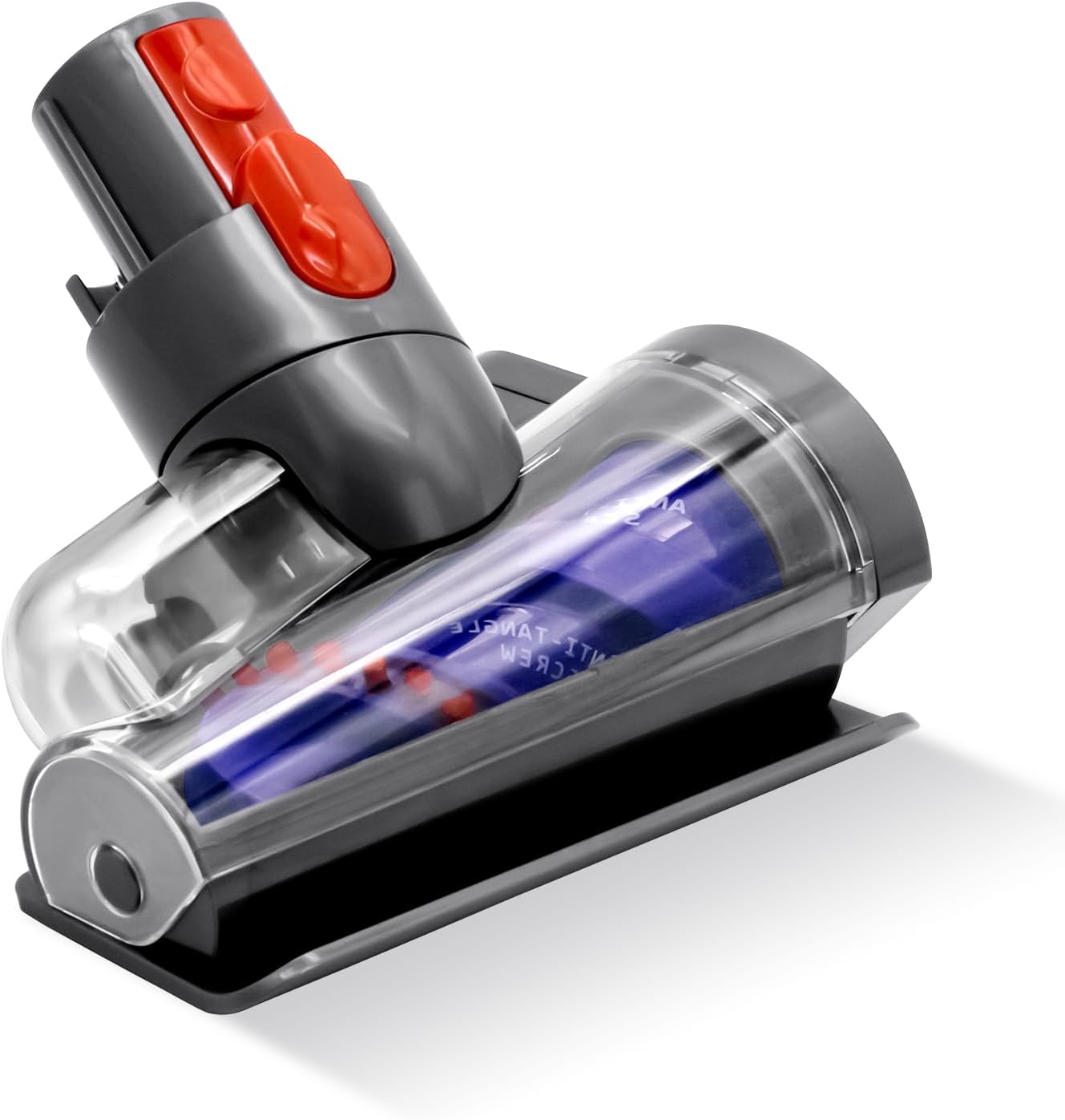 Mini Motorized Tool Brush Head Compatible with Dyson V7 V8 Cyclone V10 V11 V15 Anti-Tangle Pet Hair Attachment Replacement Parts Couth Mattress Upholstery Tool Head Suitable for Dog Hair and Pet Hair