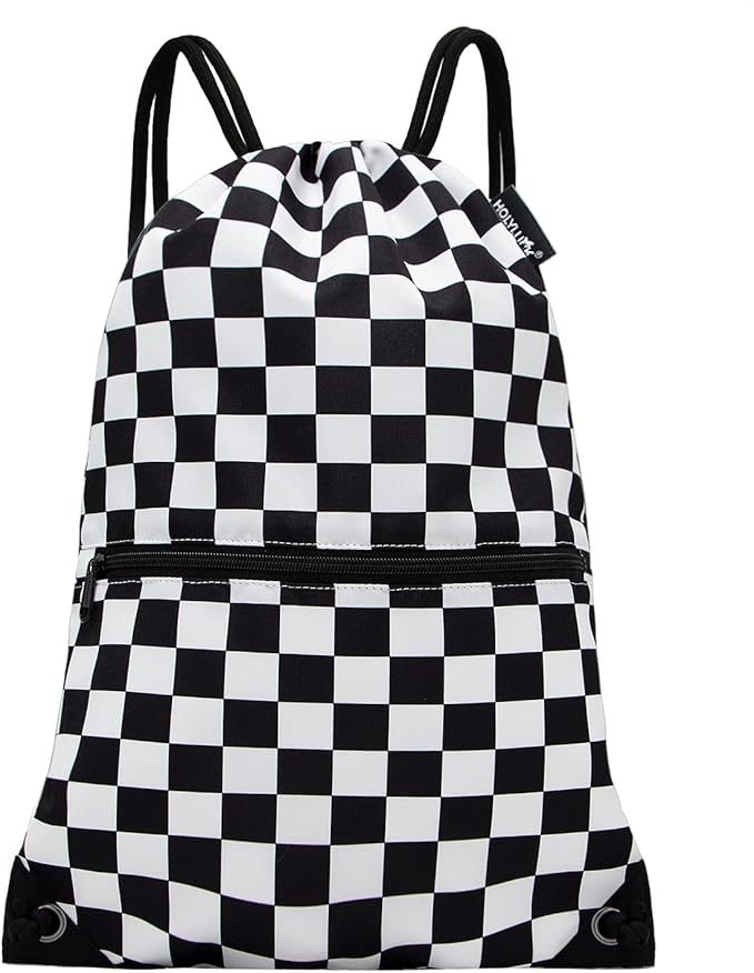 HOLYLUCK Drawstring Backpack Bag Sport Gym Sackpack