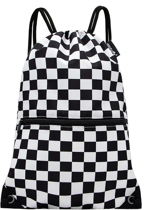 HOLYLUCK Drawstring Backpack Bag Sport Gym Sackpack