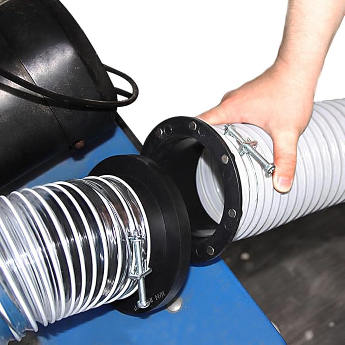 O'SKOOL 4" Port Magnetic Dust Collector System, Magnetic Dust Collection Fittings for Dust Collector/Vacuum Fittings