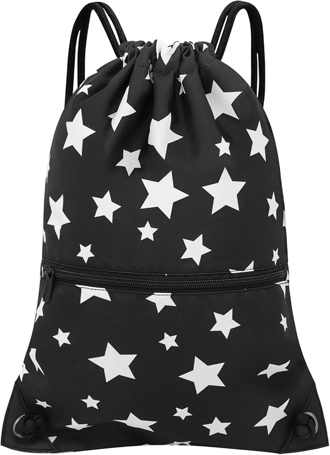 HOLYLUCK Drawstring Backpack Bag Sport Gym Sackpack