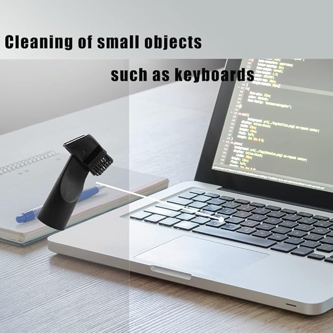 E.LUO Universal Vacuum Cleaner Replacement Brush Tip Accessory Combination for Shop Vac Accessories,32mm (1 1/4 inch Vacuum attachments) and 35mm (1 3/8 inch) Vacuum Accessories Dusty Brush Kit, 7 Set