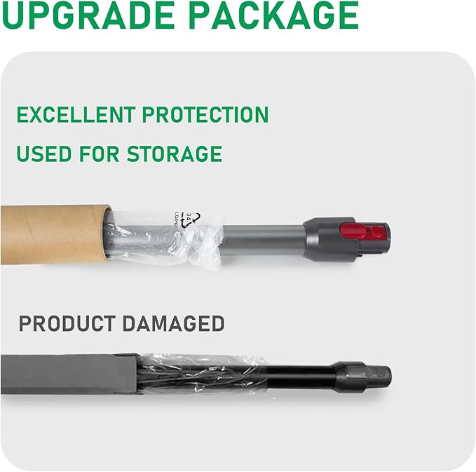 Replacement Extension Wand Tube Quick Release Compatible with Dyson V15 V11 V10 V8 V7 Vacuum Accessories Parts, 28.7in Extension Cleaner Attachment for Home Office Black