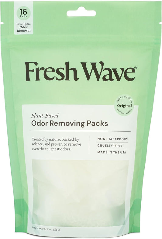 Fresh Wave Odor Eliminating & Deodorizing Packs | Bag of 16
