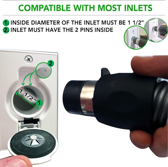 OVO Central Vacuum Deluxe Accessory Kit, 40ft ON/Off Switch Control Low-Voltage Hose, 12’’ Premium Floor Brush, Cleaning Tools and Easy Storage Accessories, for Hard Surfaces