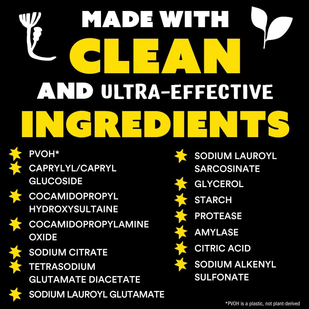 Molly’s Suds Laundry Detergent Sheets | Gentle on Sensitive Skin, Powerful Bio-Based Enzymes, Stain-Fighting | Liquidless & Plastic-Free Packaging | 70 Loads (Unscented)