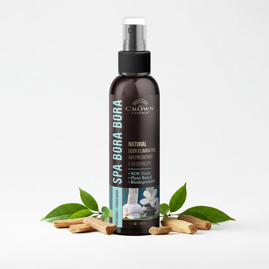 Non-Toxic Odor Eliminator, Natural Sandalwood & Patchouli Air Freshener Spray for Home, Room, Closet & Couch Deodorizer, Long Lasting Bathroom & Toilet Freshener, Safe for Kids & Pets - 4 oz Pack of 1