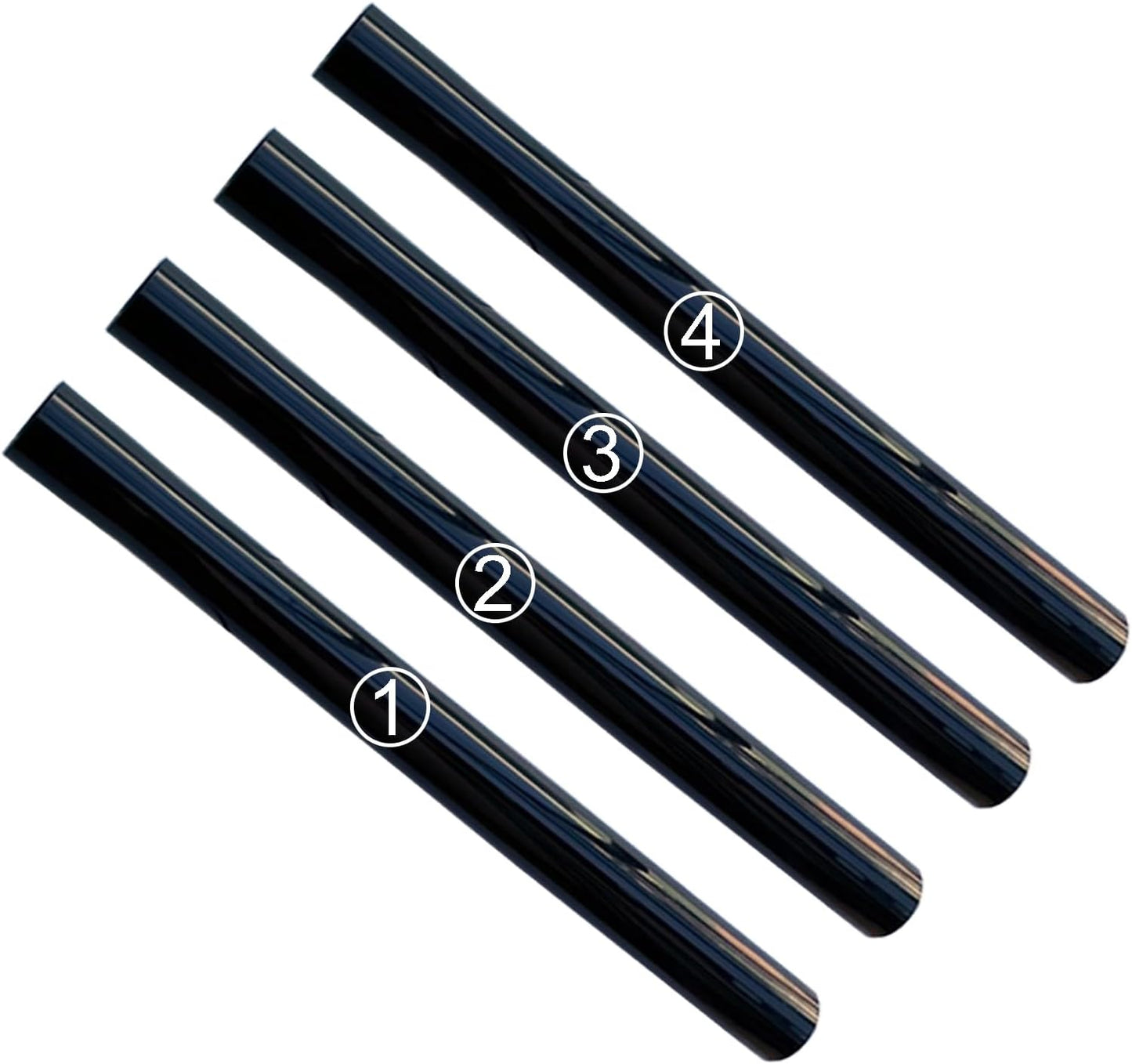 4Pack 1.25 Inch Vacuum Extension Wands with 1-1/4" Fitting (32mm) (1.25 in) - 1.25 Inch Shop Vac Extension Tubes, Accessories and Attachment 32mm, Replacement Vacuum Cleaner Extension Pipe Tubes