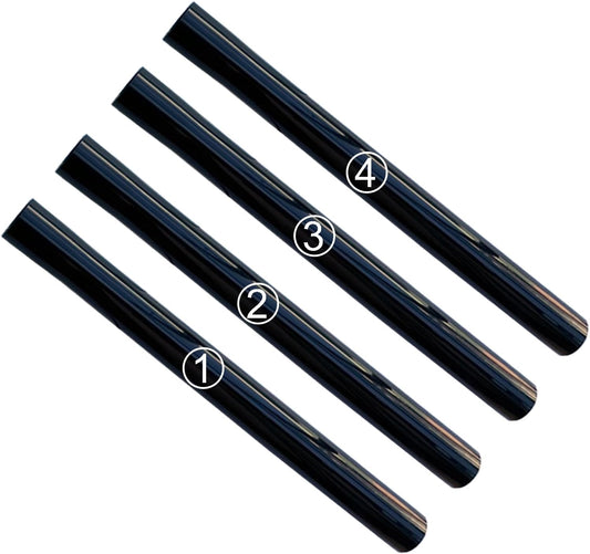 4Pack 1.25 Inch Vacuum Extension Wands with 1-1/4" Fitting (32mm) (1.25 in) - 1.25 Inch Shop Vac Extension Tubes, Accessories and Attachment 32mm, Replacement Vacuum Cleaner Extension Pipe Tubes