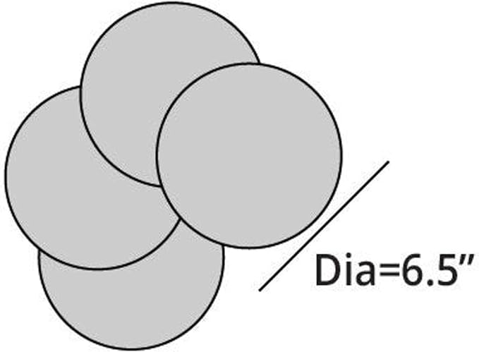 Covermates Keepsakes - Quilted Divider Set - Set of 4 - Scratch & Breakage Protection - Stain Resistant - Machine Washable - China Storage, Slate