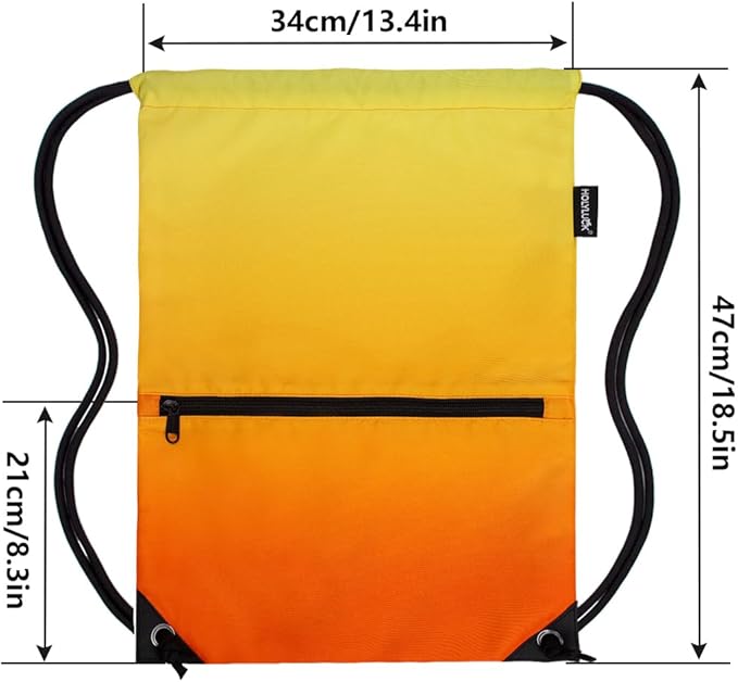 HOLYLUCK Drawstring Backpack Bag Sport Gym Sackpack