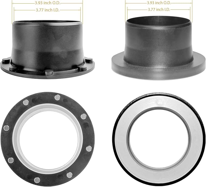 O'SKOOL 4" Port Magnetic Dust Collector System, Magnetic Dust Collection Fittings for Dust Collector/Vacuum Fittings
