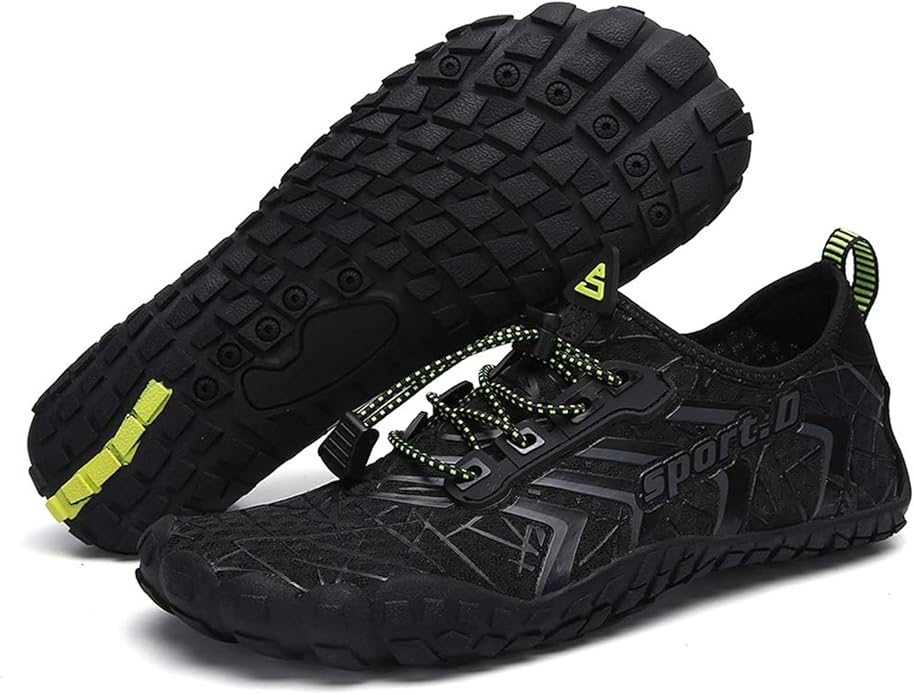 UBFEN Water Shoes Aqua Swim Shoes Mens Womens Beach Sports Quick Dry Barefoot for Boating Fishing Diving Surfing