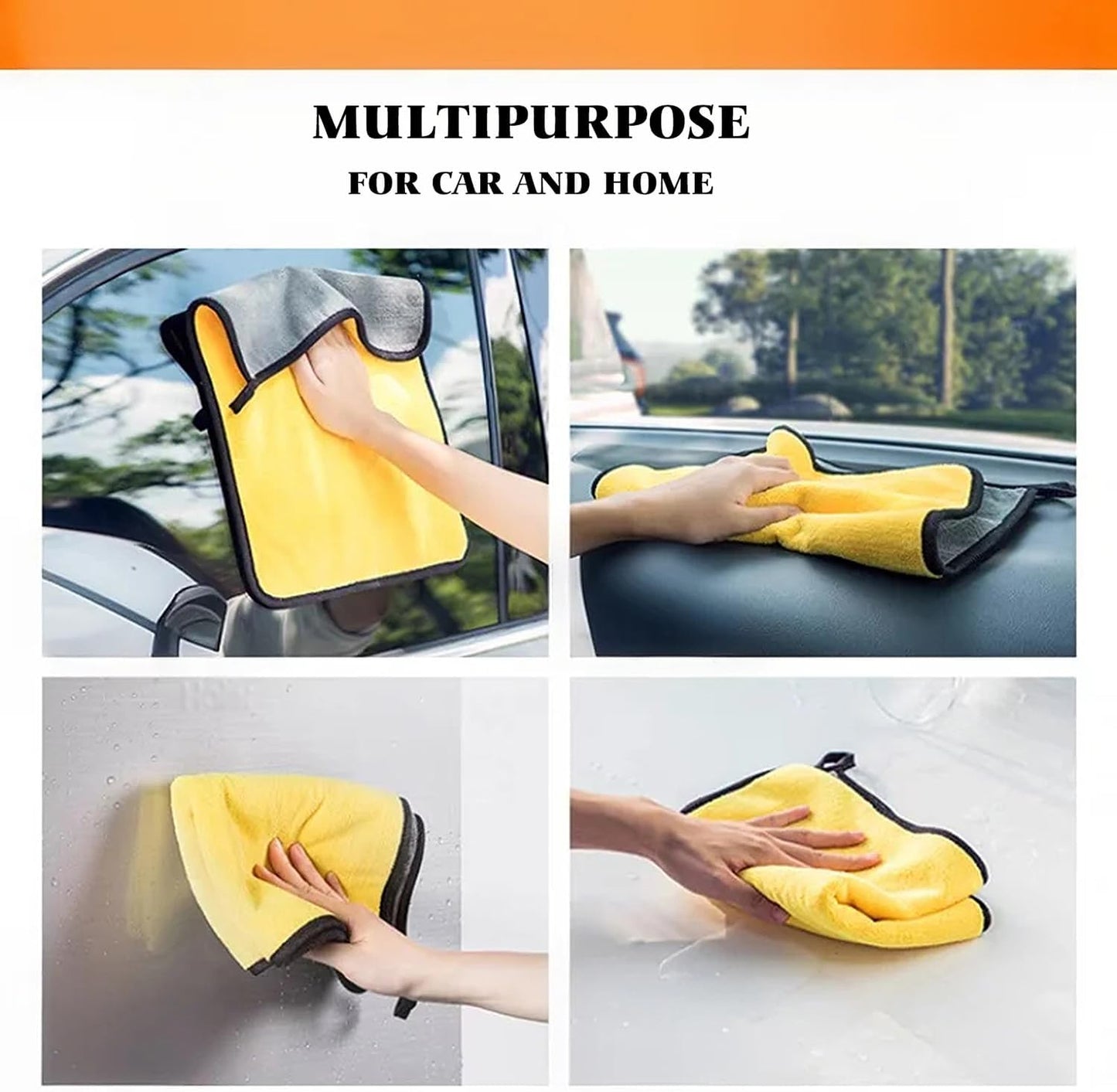 10 Pack Premium Microfiber Towels Coral velvet Washing and Detailing Towels for Car Detailing Household Cleaning Ultra-Soft Super Absorbent, Lint Streak-Free 11.8"x15.7” Cleaning Cloth (5colors)