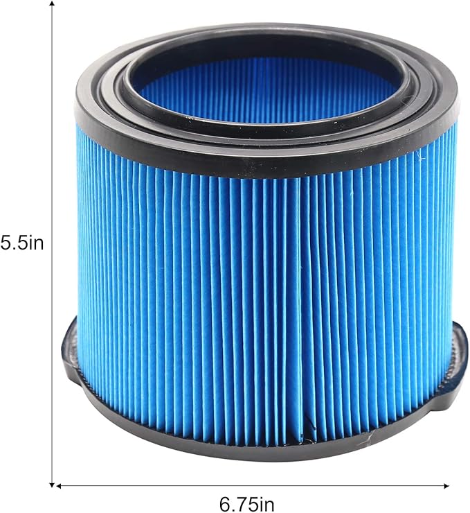 Replacement Filter for Ridgid VF3500 Wet Dry Vac 3-Layer Filters for WD4050 WD4522 Vacuum Filter