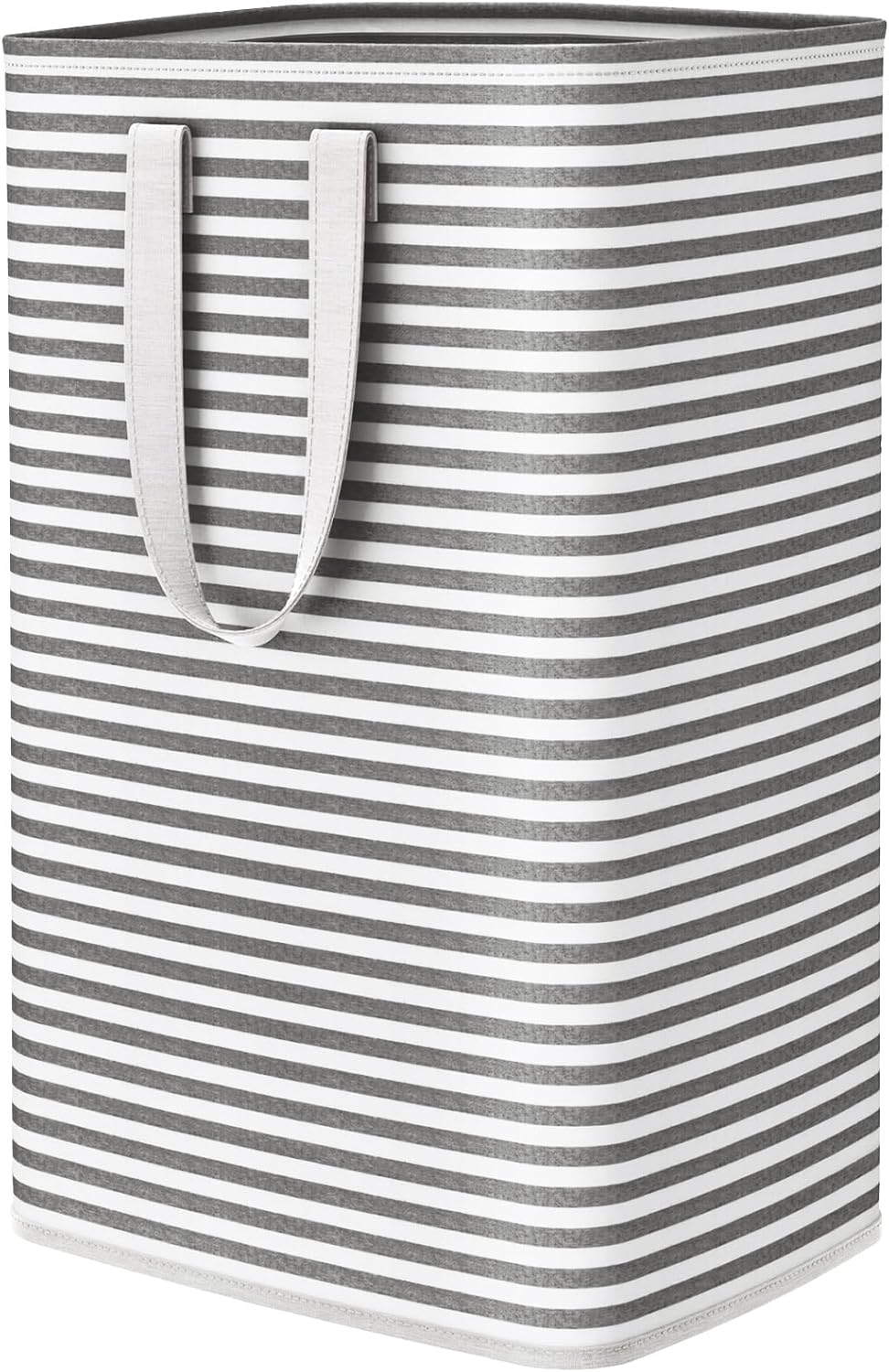 Lifewit Laundry Hamper Large Collapsible Laundry Basket, Freestanding Waterproof Clothes Hamper Storage with Easy Carry Handles for Clothes in Bedroom Bathroom College Dorm for Adults, Black, 80L