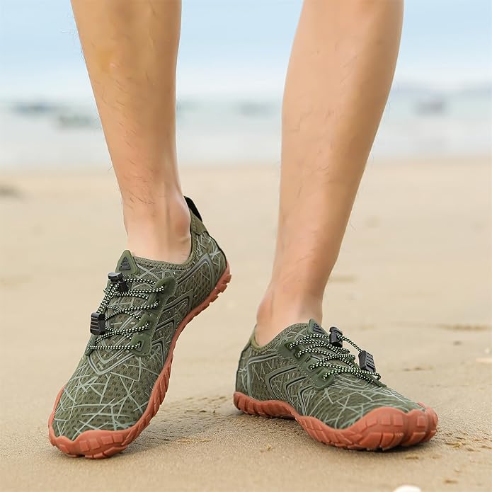 UBFEN Water Shoes Aqua Swim Shoes Mens Womens Beach Sports Quick Dry Barefoot for Boating Fishing Diving Surfing