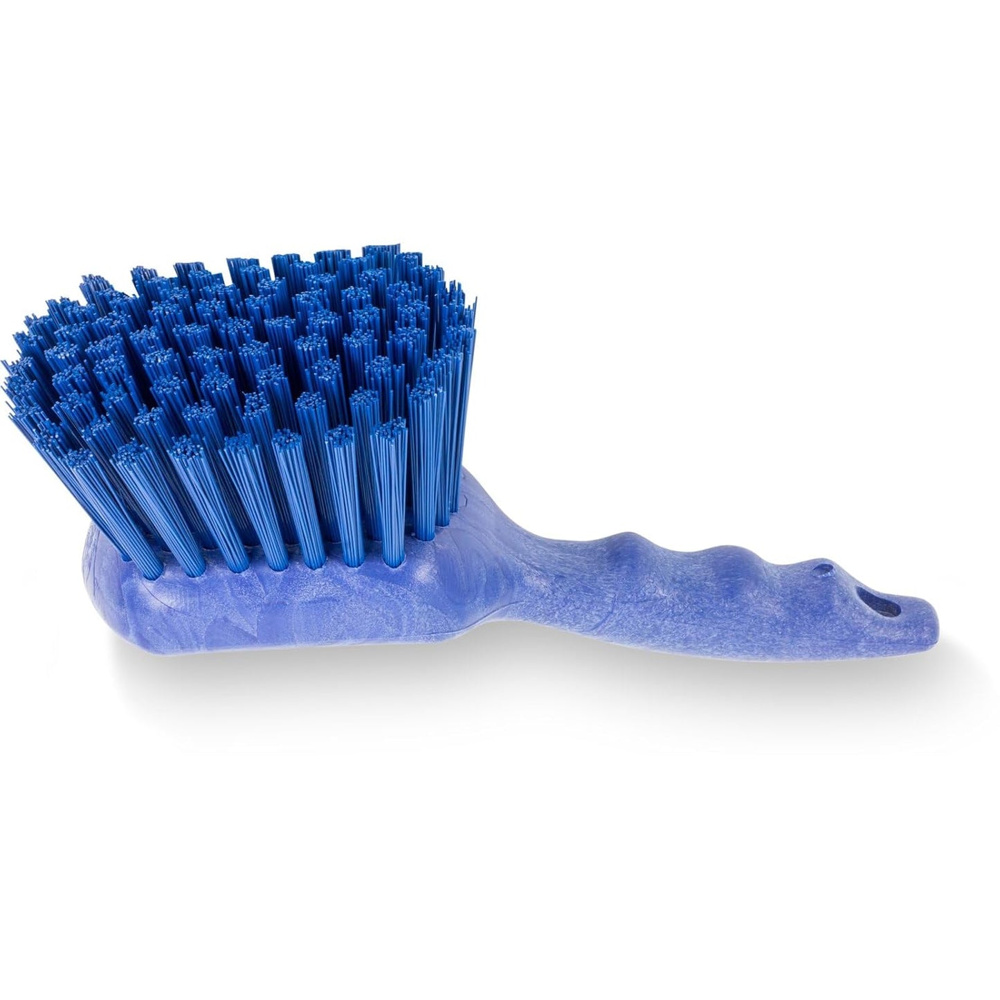 SPARTA 40541EC14 Plastic Scrub Brush, Utility Brush, Kitchen Brush With Hanging Hole For Cleaning, 8 Inches, Blue, (Pack of 6)
